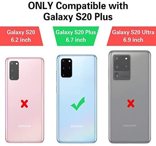 Ymhxcy Three Layer Protection Series Case For Samsung Galaxy S20 Plus 6.7 Inch,With [ Flexible Tpu Film And Camera Lens Film] 2