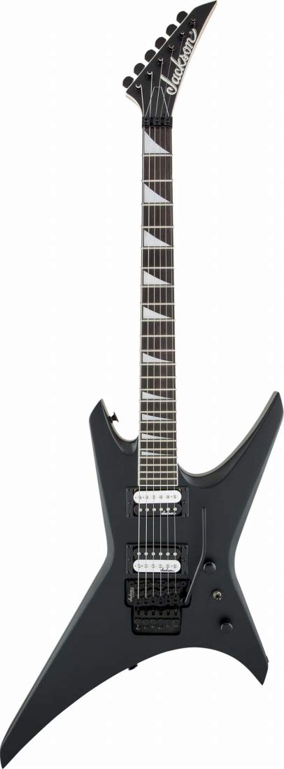 Jackson JS Series Warrior JS32 6-String Electric Guitar with 24 Jumbo Frets and Three-Way Toggle Switch (Right-Handed, Satin Bla