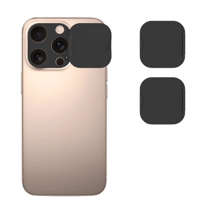 Velaporco Camera Lens Cover Compatible for iPhone 14 Pro/14 Pro Max/15 Pro/15 Pro Max/16 Pro/ 16 Pro Max, Privacy and Security P
