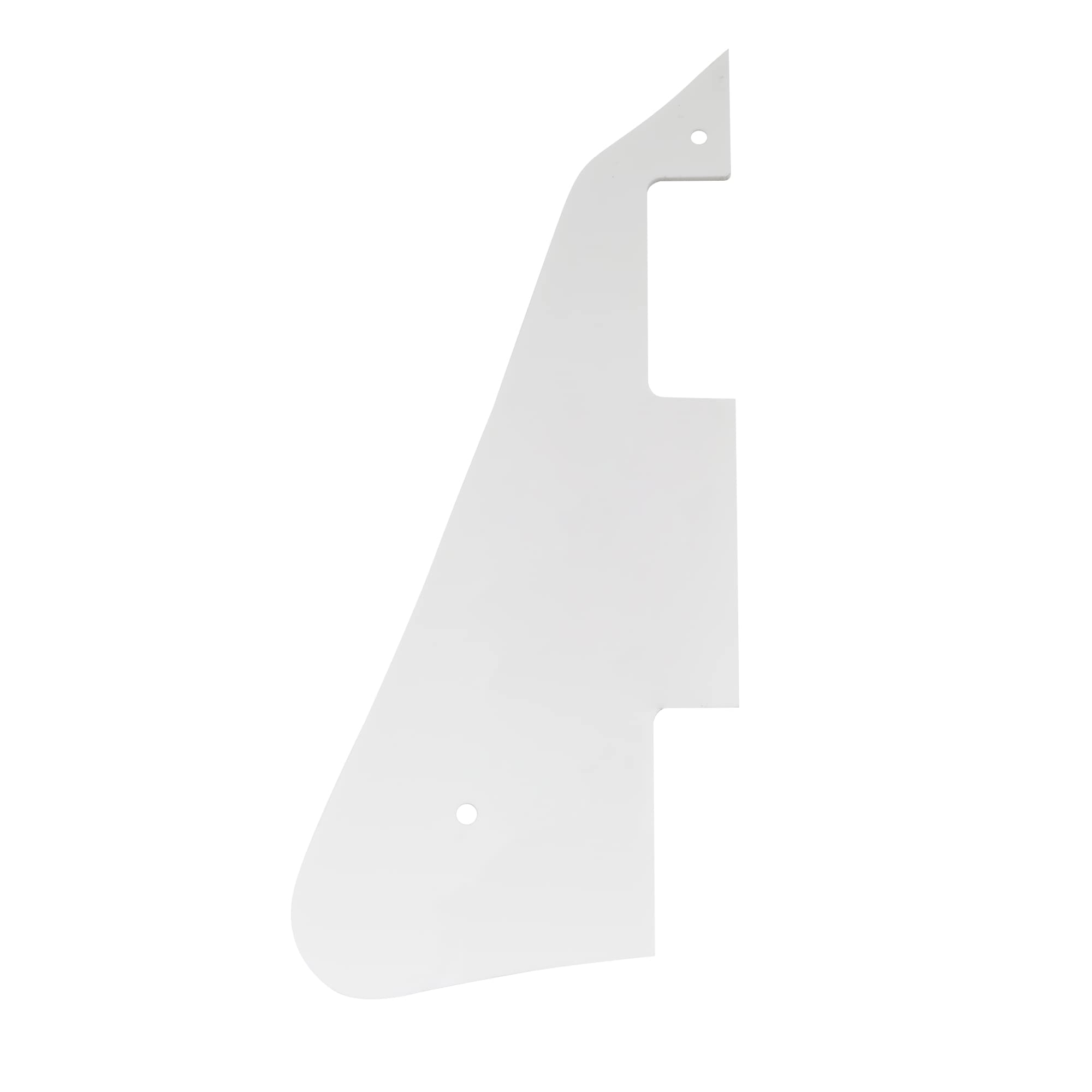 Musiclily Electric Guitar Pickguard Compatible With Usa Les Paul Modern Style,1Ply White
