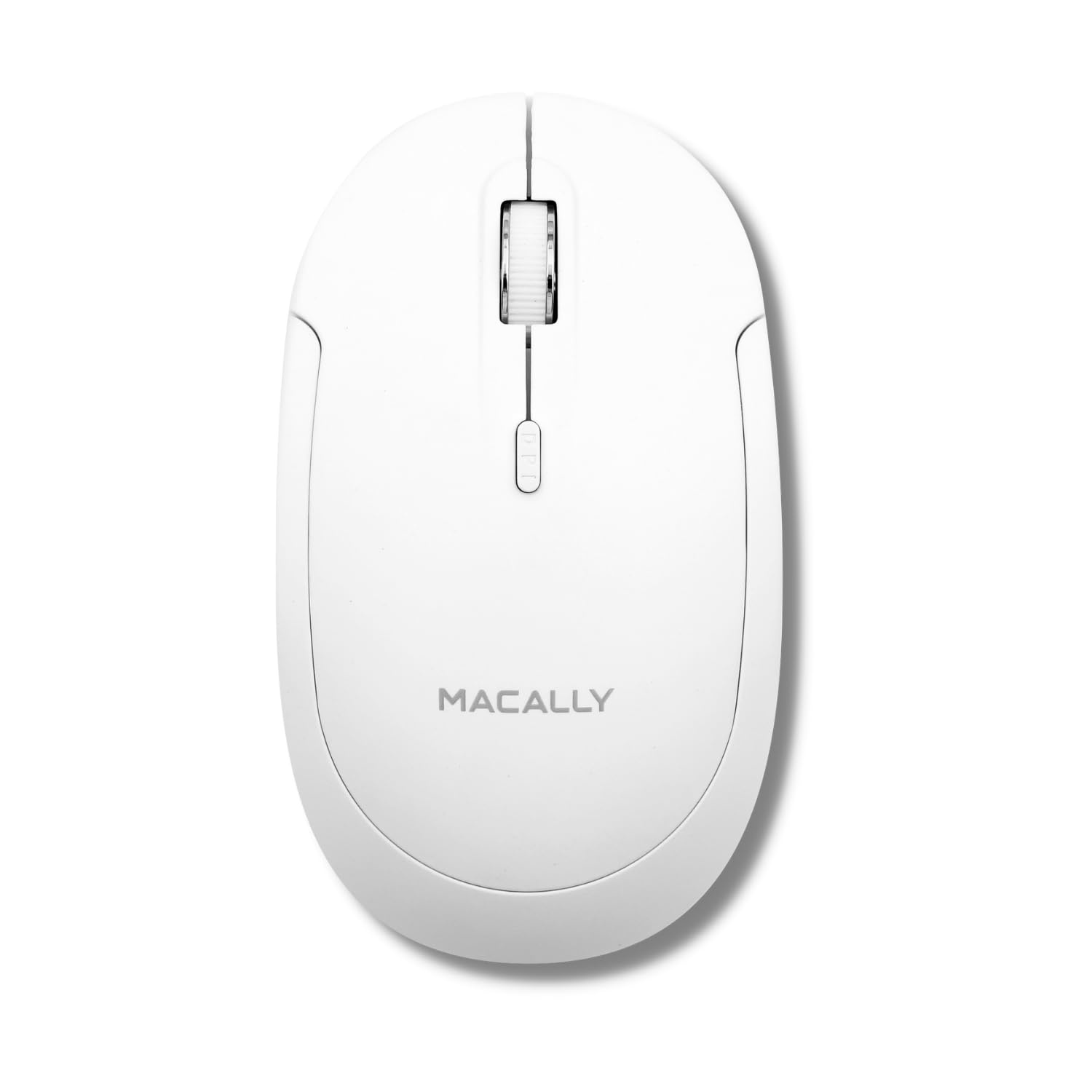 Macally Wireless Bluetooth Mouse for Mac, MacBook Pro/Air, iPad, and PC  Quiet Click and Comfortable Wireless Mouse  Compatibl