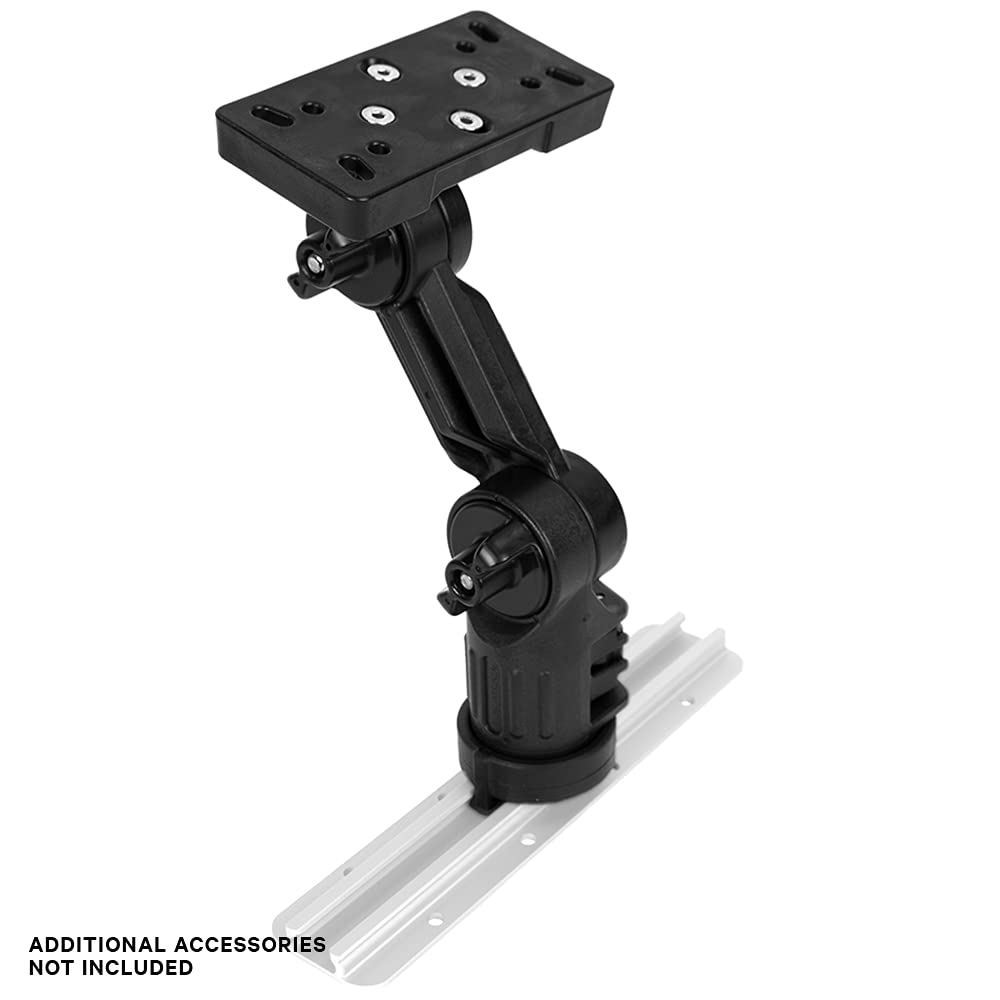 Yak Attack Track Mounted Locknload Mount Compatible With Humminbird Helix