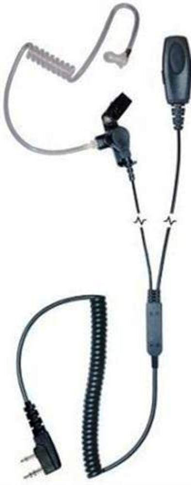 Klein 2-Wire Surveillance Earpiece - Mono - Wired - Earbud - Monaural - in-Ear - Noise Canceling