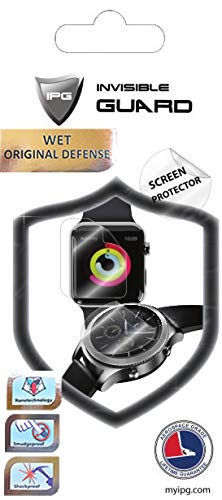 Ipg For Garmin Venu 2 Plus Gps Smartwatch Hydrogel Screen Protector (2 Units) Invisible Hd Clear Film Anti Scratch Guard-Smooth/
