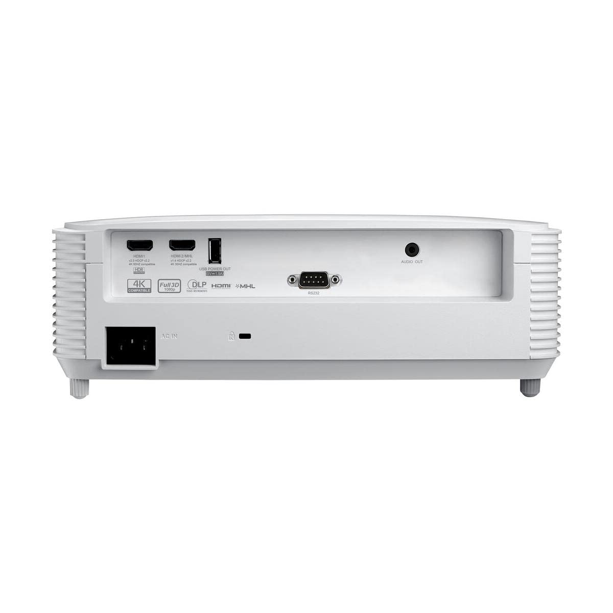 Optoma Hd39Hdrx High Brightness Hdr 1080P Home Theater Projector | 120Hz Refresh Rate | 4,000 Lumens | Fast 8.4Ms Response Time