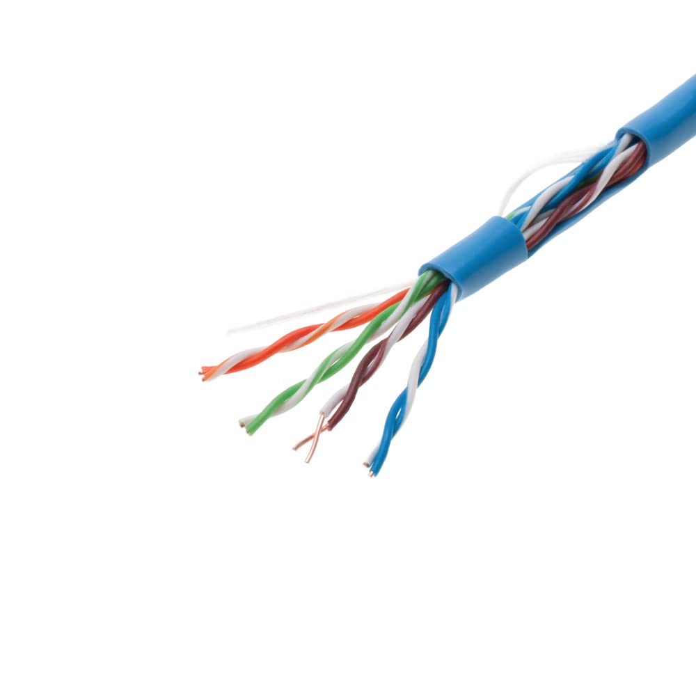 Satmaximum Cat5E Utp Bulk 24 Awg 1000Ft Ethernet Cable Blue