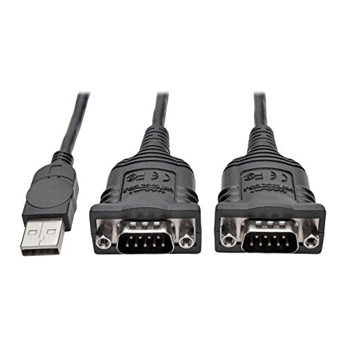 6ft 2Port USB DB9 Adapter FTDI