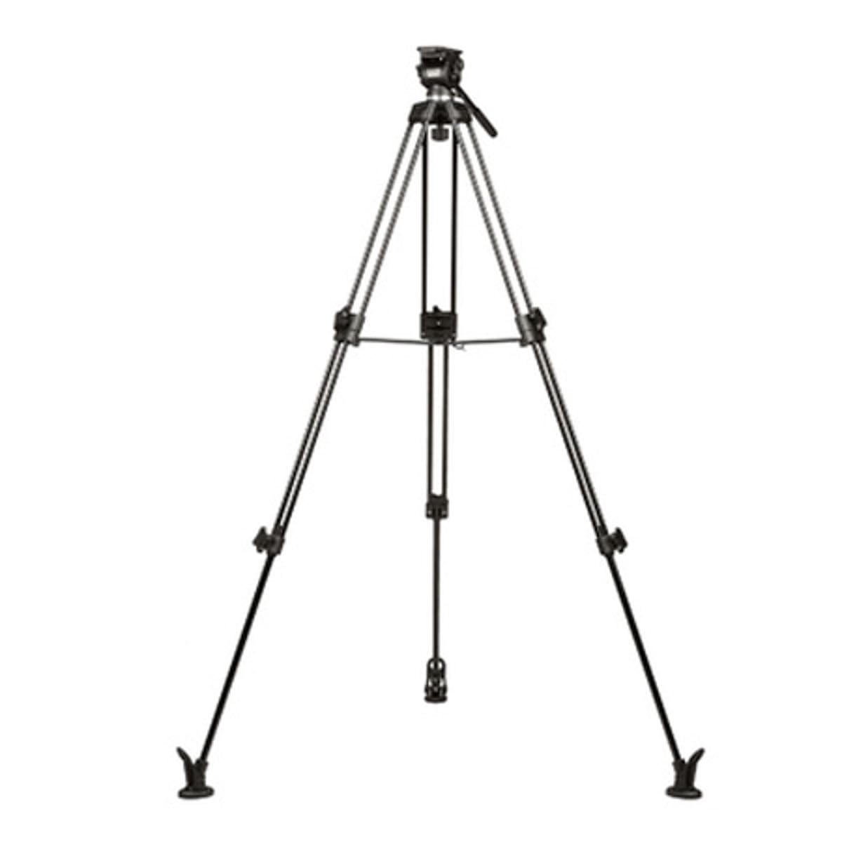 Ikan E Image 2 Stage Aluminum Video Tripod W/ Fluid Pan/Tilt Head, Maximum Height: 63.25