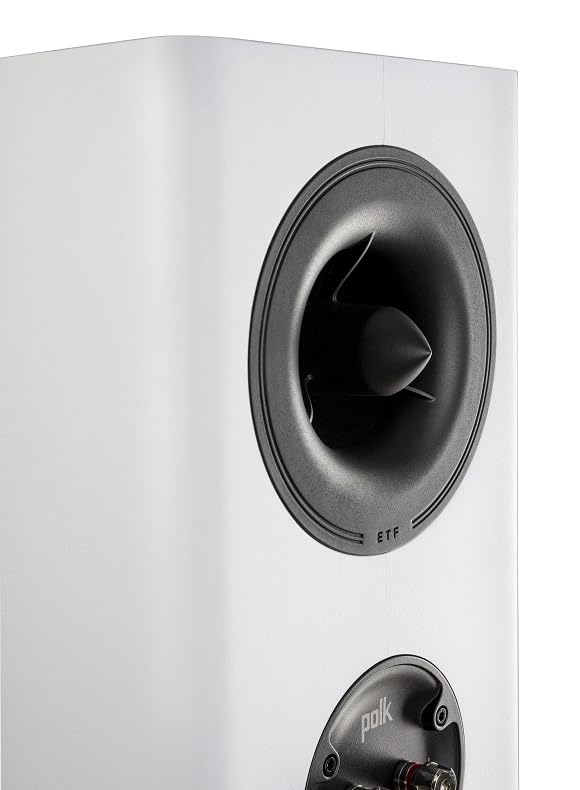 Polk Audio Reserve R100 Small Bookshelf Speaker For Dynamic, Detailed Home Theater Audio, 1 Pinnacle Ring Tweeter & 5.25 Turbine