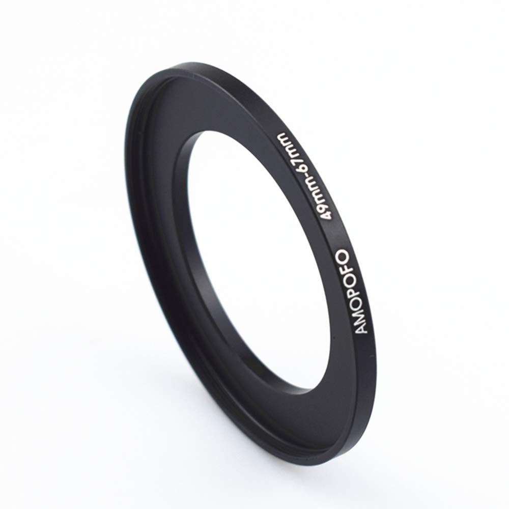 49Mm To 67Mm Step Up Ring Filter Adapter/49Mm To 67Mm Camera Filter Ring ;Compatible All Brands 49Mm Lens And 67Mm Uv,Nd,Cpl,Metal Step Up Ring