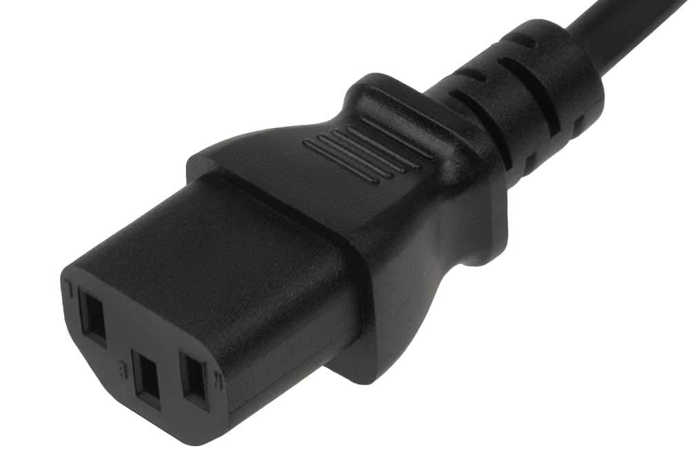 Sf Cable 1.5Ft 18 Awg Iec 60320 C14 To C13 Computer Power Extension Cord Compaitable For Pc, Monitor, Scanner Or Printer