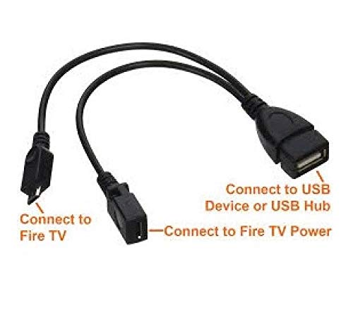 Ethernet Adapter for FIRE Stick (2nd Gen 3rd Gen and 4K Versions), Micro USB to RJ45 Ethernet Adapter with Power   up to 100Mbps