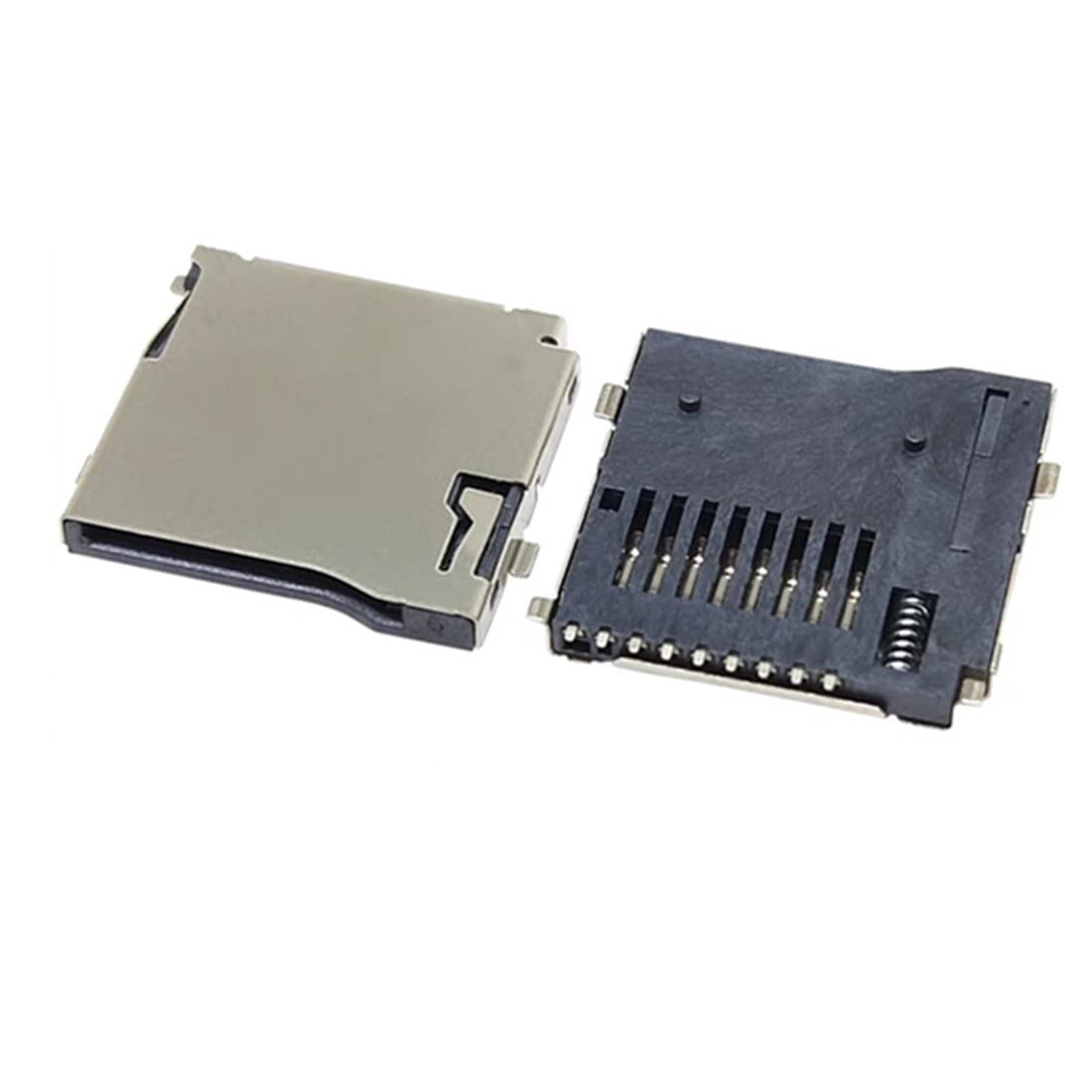 20Pcs Spring Loaded Push/Push Micro Sd Transflash Memory Card Socket Slot