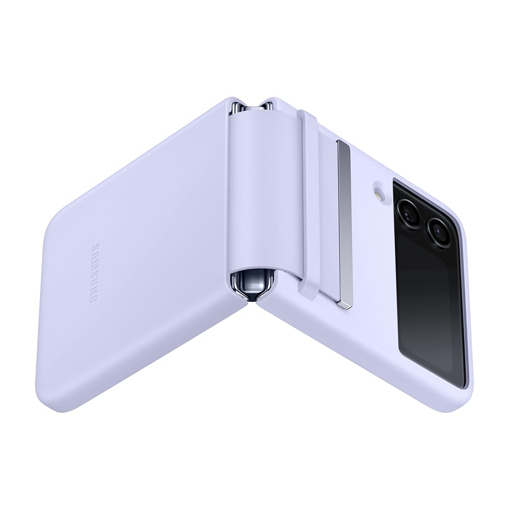 Samsung Galaxy Z Flip4 Official Flap Leather Cover Serene Purple