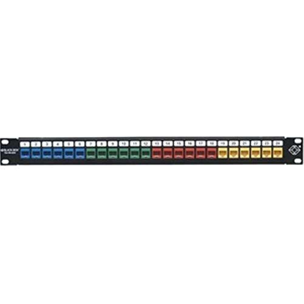 Black Box Gigastation2 High Density Multimedia Patch Panel, 24 Port, 1U   24 Port(S)   24 X Rj 45   1U High   Rack Mountable