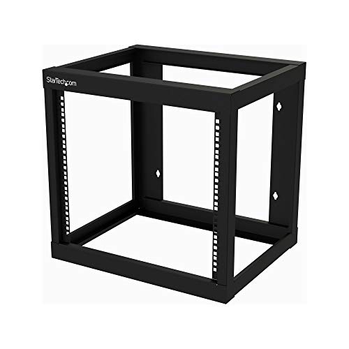9U Wall Mount Rack Open