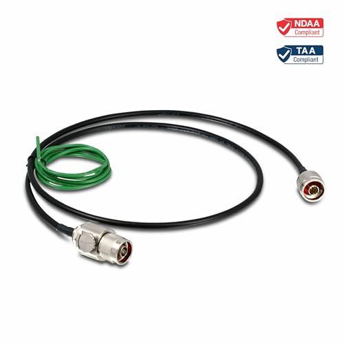 Trendnet Outdoor Lightning Arrestor Kit, N Type Male To N Type Male, Tew Asal1