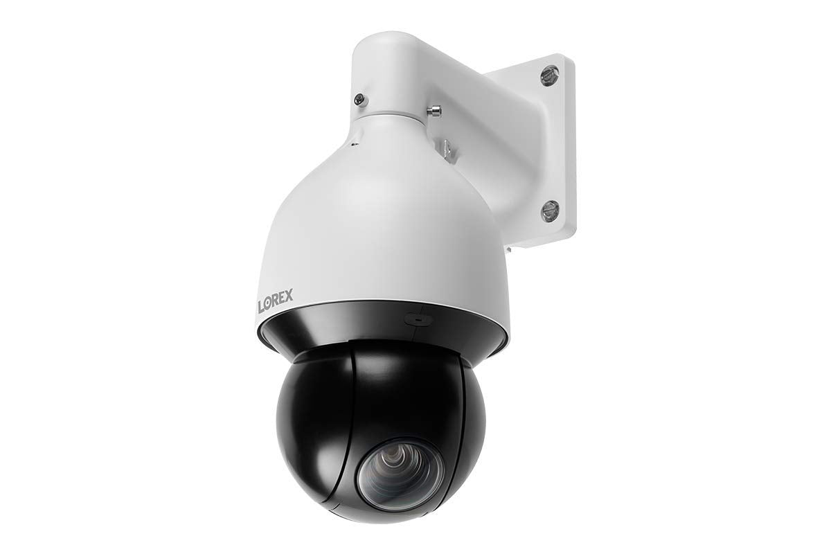 Lorex Indoor/Outdoor 4K Pan & Tilt Metal Dome Security Camera, Add On Ip Camera For Wired Surveillance System, Color Night Visio