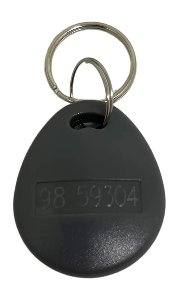 Authorizid 10   26 Bit H10301 125 Khz Proximity Thick Grey Fobs Wiegand T5577 Chip. Compatible With 1386 1326 7610 1586 1391 And