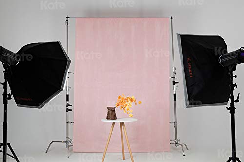 Kate 6Ft  9Ft Solid Light Pink Backdrop Portrait Photography Background For Photography Studio Children And Headshots Light Pink