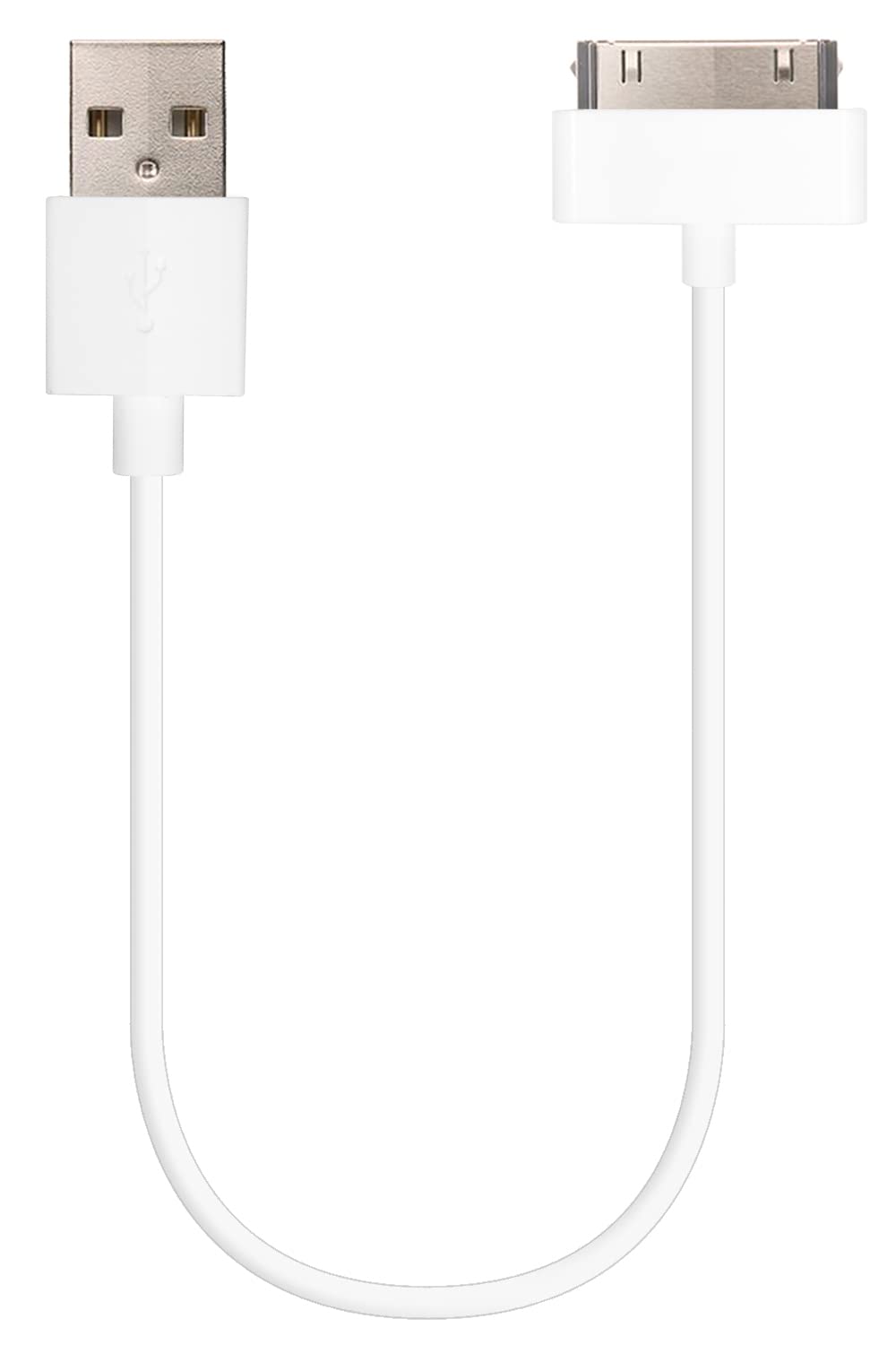 Homespot Short 30 Pin Iphone 4 Cable Mfi Cerified 8'' 20Cm Compatible With Iphone 4S 3G / 3Gs, Ipad 3 2 1 Ipod   1 Pack