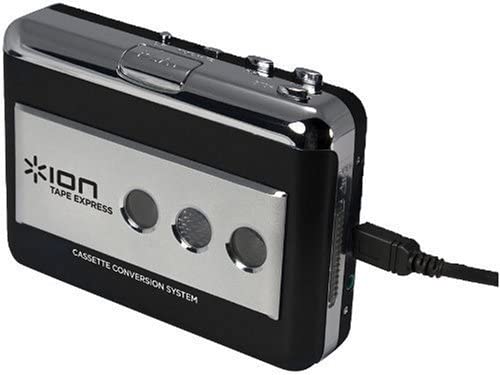 Ion Tape Express Plus | Cassette Player And Tape To Digital Converter With Usb & 1/8'' Out
