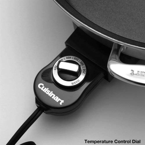 Cuisinart Csk 150 1500 Watt Nonstick Oval Electric Skillet,Brushed Stainless 18 In