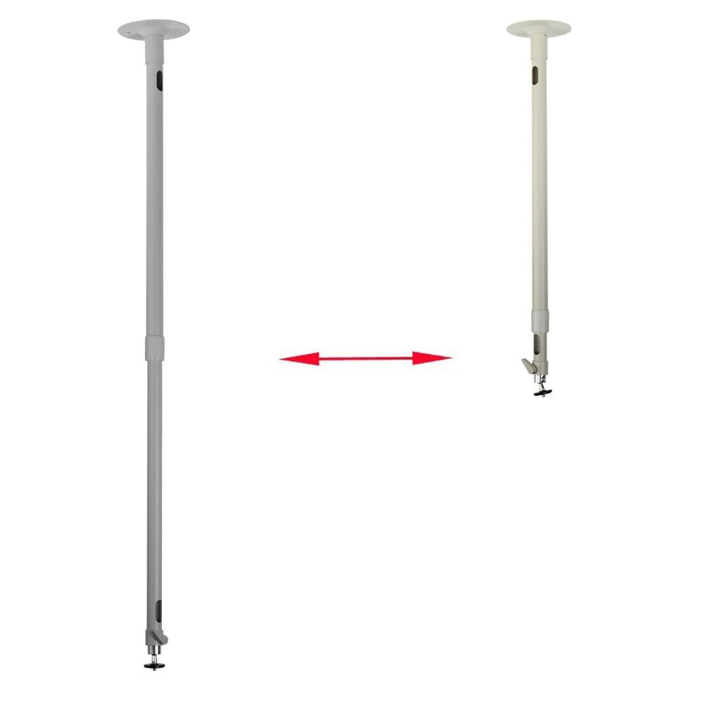 Videosecu 24-40 Inch Adjustable Tilt Swivel Bracket Long Drop Ceiling Mount Stand For Cctv Security Camera Housing Home Surveill