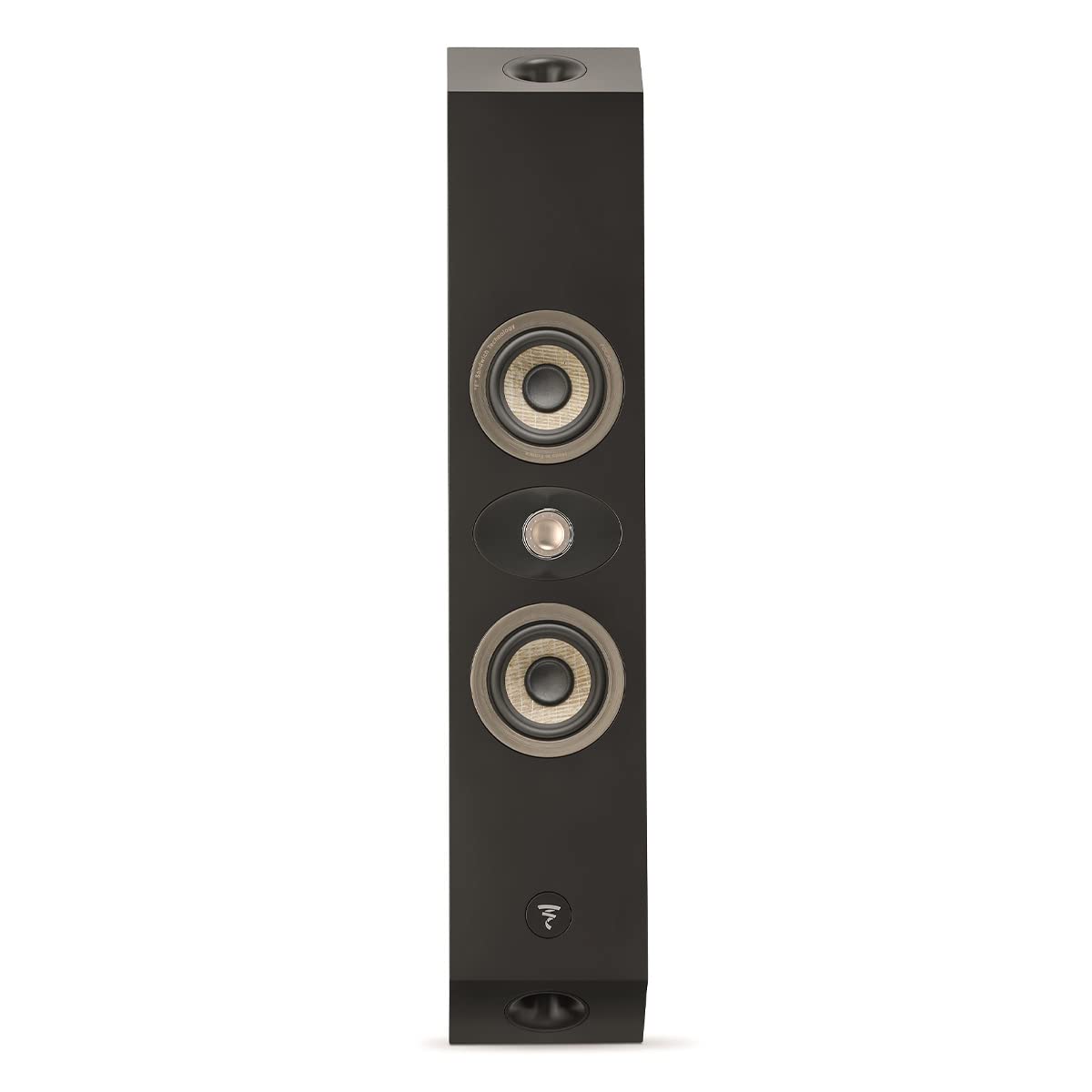 Focal 301 Bass-Reflex 2-Way On-Wall Loudspeaker (Satin Black)
