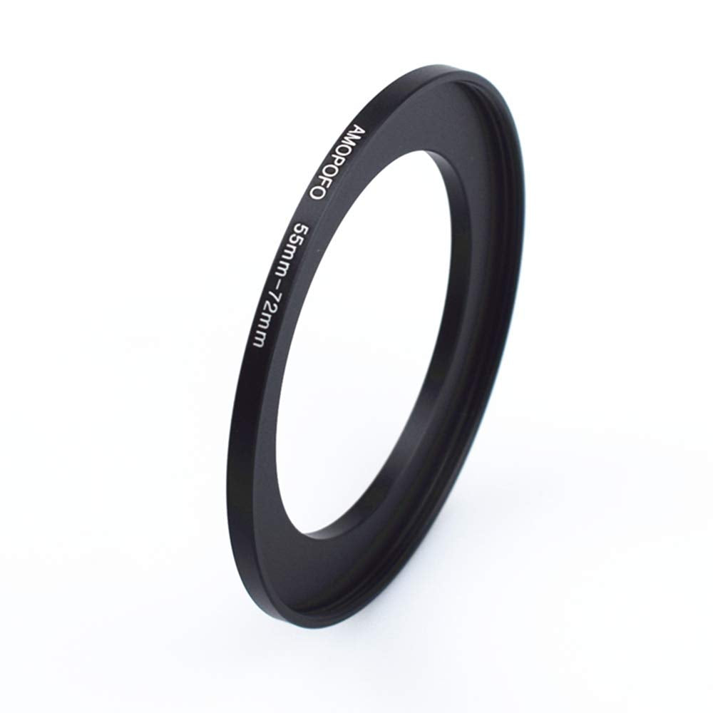 55Mm To 72Mm Step Up Ring Filter Adapter/55Mm To 72Mm Camera Filter Ring For 72Mm Uv,Nd,Cpl,Metal Step Up Ring