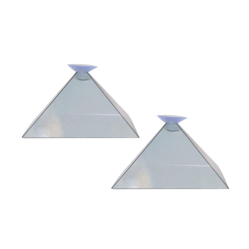 Arinda 3D Hologram Pyramid Display Projector Video Stand Portable For Smart Mobile Phone
