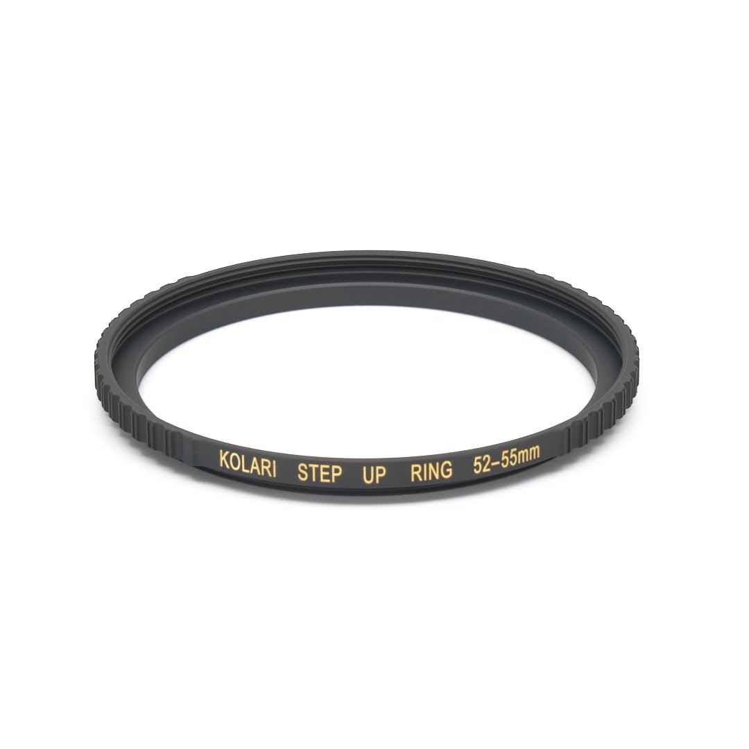 Kolari Pro (52 55Mm) Step Up Ring | Step Up Lens Filter Adapter Ring | Premium Cnc Machined Brass | Compatible With All Brand Uv