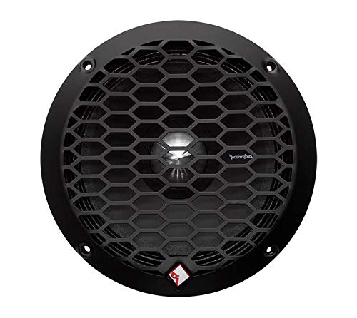 Rockford Fosgate Pps4 6 6.5' 400W 4 Ohm Midrange Car Audio Speaker Pair With Fiber Reinforced Paper Cone And Stamp Cast Aluminum Frame