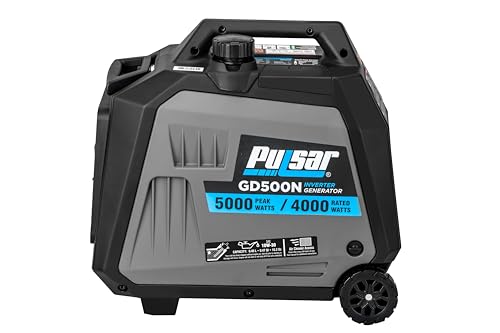 Pulsar Products Gd500N, 5000W Portable Super Quiet Inverter Generator, Rv Ready, Carb Compliant