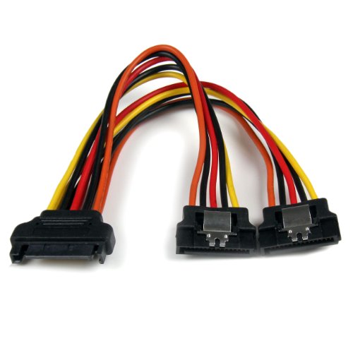 Startech.Com 6In Latching Sata Power Y Splitter Cable Adapter   M/F   6 Inch Serial Ata Power Cable Splitter   Sata Power Y Cabl