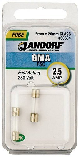 Jandorf Specialty Hardw Fuse Gma 2.5A Fast Acting 60684
