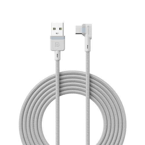 Portronics Konnect L Fast Charging 3A TypeC Cable 2 Meter With Charge & Sync Function For All TypeC Devices (White)