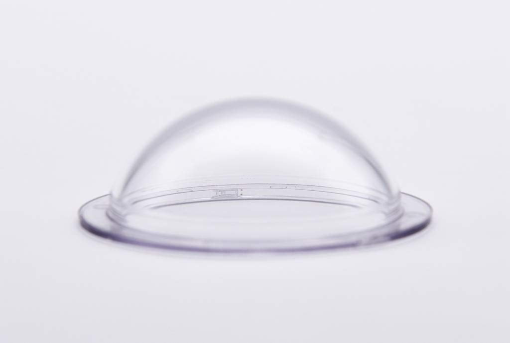 Jmx Acrylic/Pc Cctv Replacement Clear Camera Dome Cover Security Camera Housing Skylight Window (1.8 Inches, Transparent)