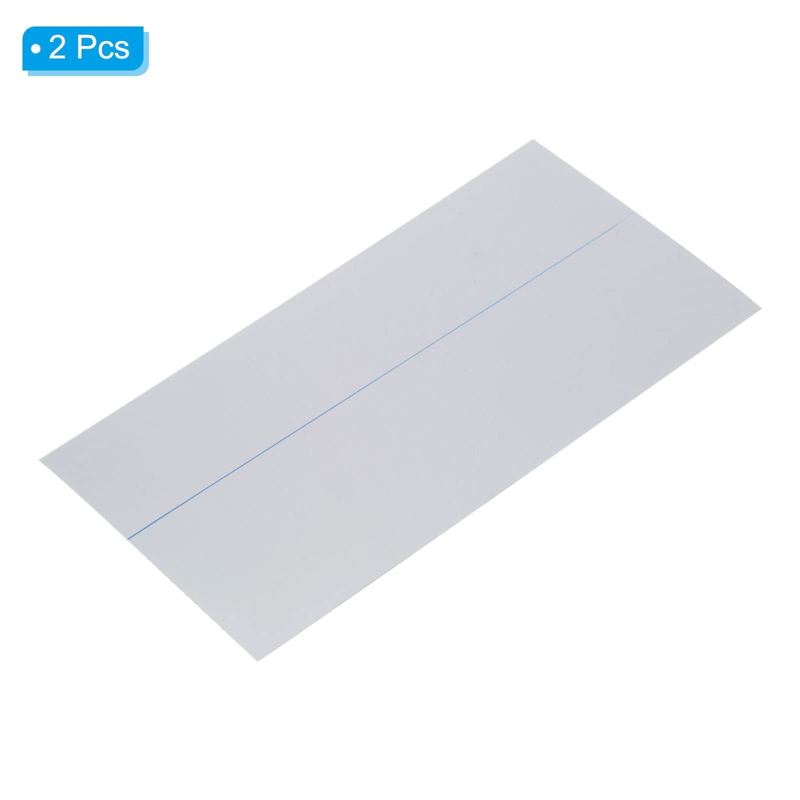 PATIKIL 6.5" Linear Polarizing Filter Film Sheets 2 Pack Adhesive 90 Degree for Screen Photography Lighting Composite 151mmx79mm