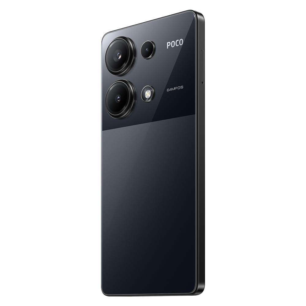 Xiaomi Poco M6 Pro 4G Lte Gsm Global Version (512Gb + 12Gb) 64Mp Camera Dual Sim 6.67' (For Tmobile Mint Tello Global) Gsm Unlocked (Black)