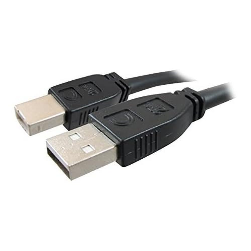 Comprehensive Cable 35 Pro AV/IT Active Plenum USB A Male to B Male Cable (USB2-AB-35PROAP)