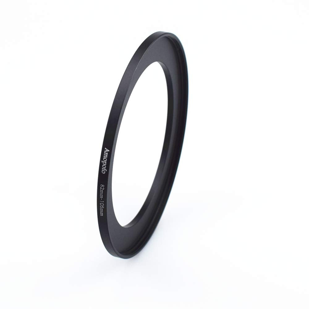 82Mm 105Mm Metal Ring/82Mm To 105Mm Step Up Ring For Filters,Made Of Cnc Machined With Matte Black Electroplated Finish,Compatible With All 82Mm Camera Lenses & 105Mm Accessories
