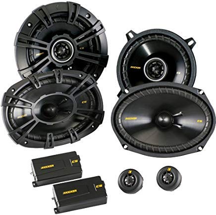 KICKER for Dodge Ram Truck 1994-2011 Speaker Bundle - CS 6x9 Component Speakers, and CS 5.25 coaxial Speakers.