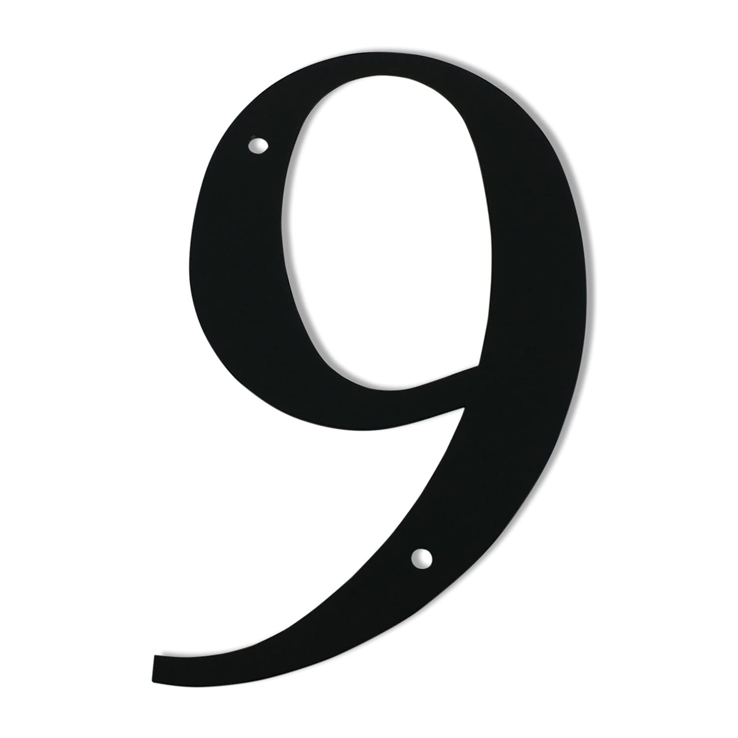 Village Wrought Iron House Number 9 Small 6 Inches