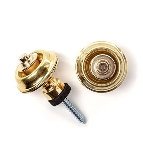 Dunlop Sls1504G Straplok Traditional Strap Retainer System, Gold