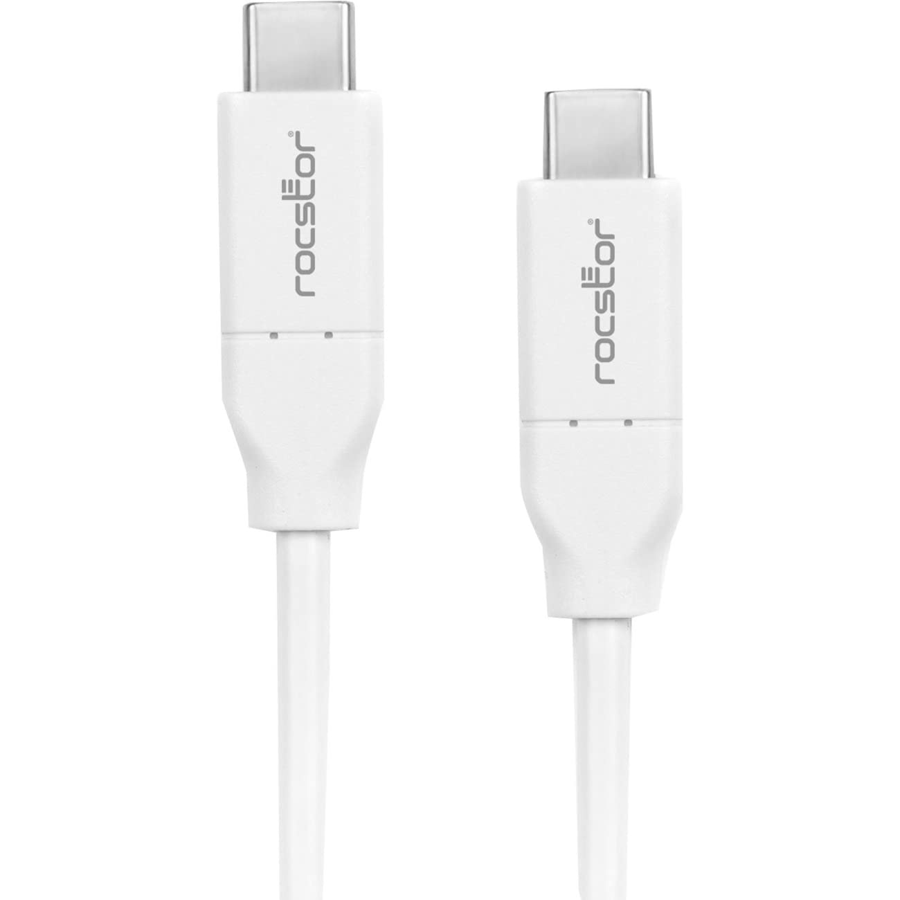 Cable Rocsty10C272 W1 16Ft   Cablusb C To Usb C Mm 100W Pd   White R