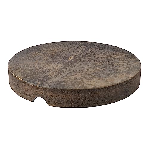 Remo Tar, Frame Drum, Skyndeep� Fixed Goat Stripe Brown Graphic, 22' X 3'