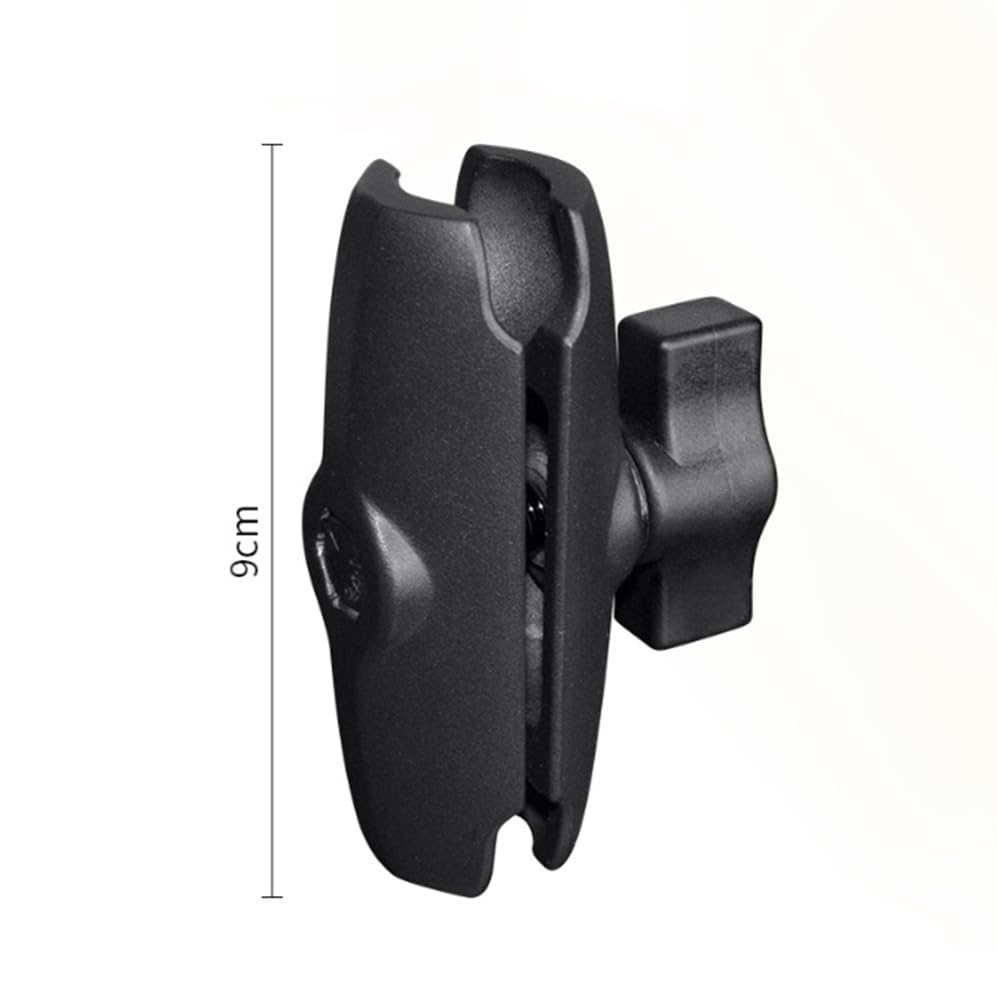 Strg Phone Holder With Composite Double Socket Arm(Medium) Compatible With Ram B Size 1'' Ball Components, All Phones Motorcycle