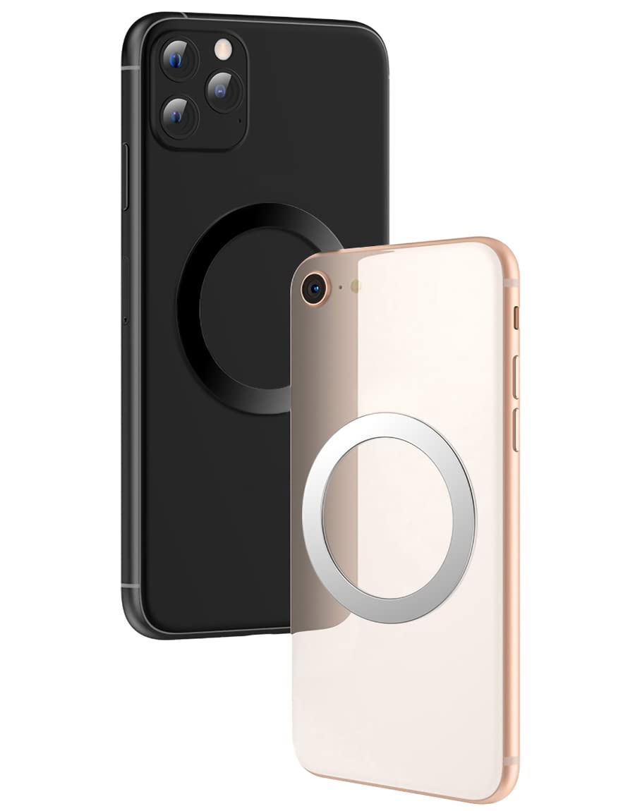 12 Pack Universal Metal Rings Compatible With Magsafe Magnetic Wireless Charger, Ultra Thin Rings Sticker Compatible With Iphone