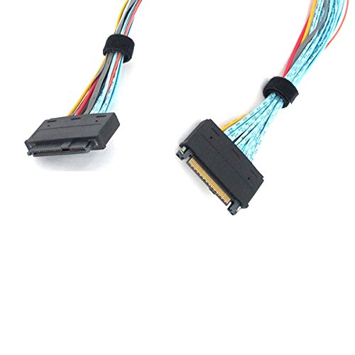 SFF-8639 68 Pin U.2 Cable Extension Cable - 1 Meter | High-Performance 68 Pin U.2 Extension | Durable 1 Meter U.2 Cable